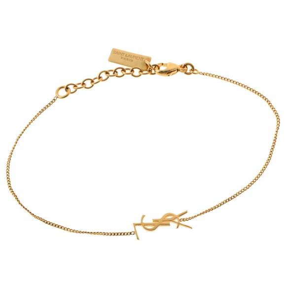 SAINT LAURENT Jewelry - Saint Laurent Cassandra Bracelet 635533 Metal Gold S-159519